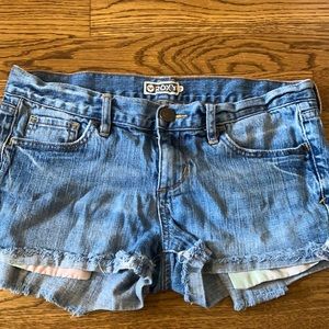 Roxy Jean Shorts Size 7